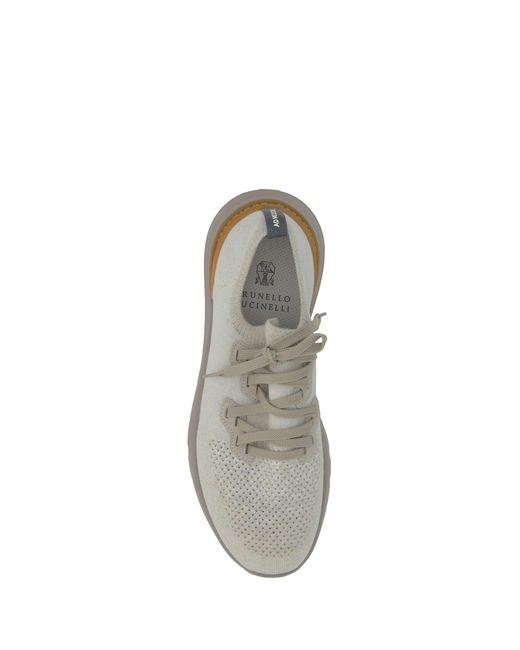 Brunello Cucinelli White Sneakers for men