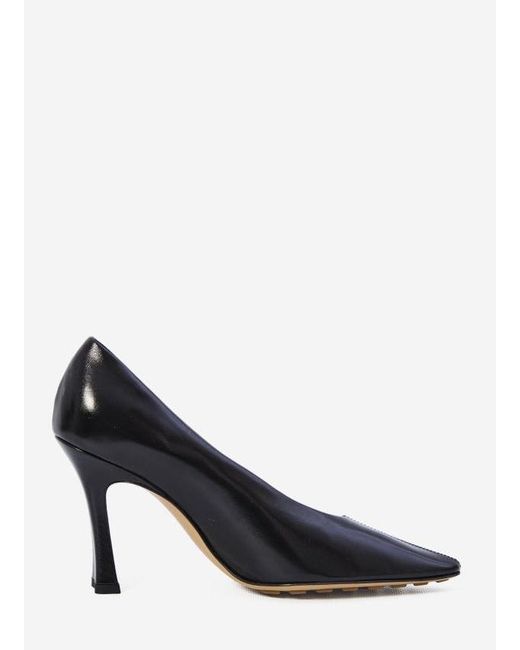Bottega Veneta Blue Sofia Leather Pumps