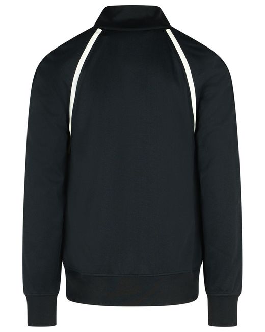 Palm Angels Black Track' Polyester Blend Jacket for men