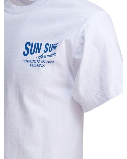 Sun Surf White Hata Dry Goods Store T-Shirts for men