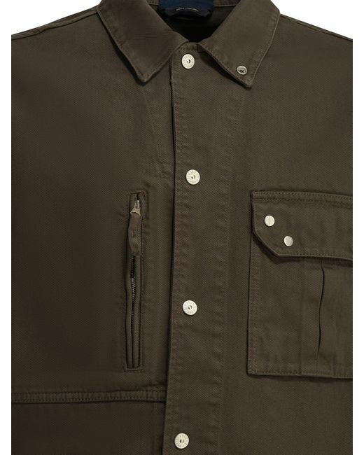 Stone Island Green Overshirt Jacket for men