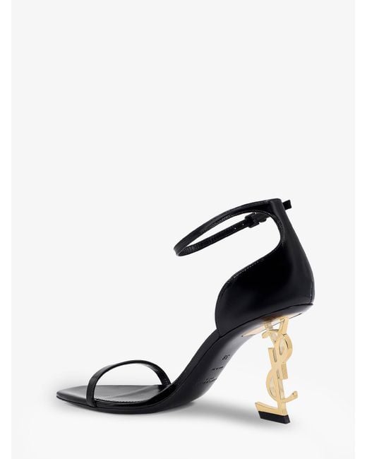 Saint Laurent White Opyum Sandals