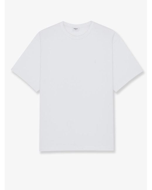 Saint Laurent White Certified Cotton T-Shirt for men