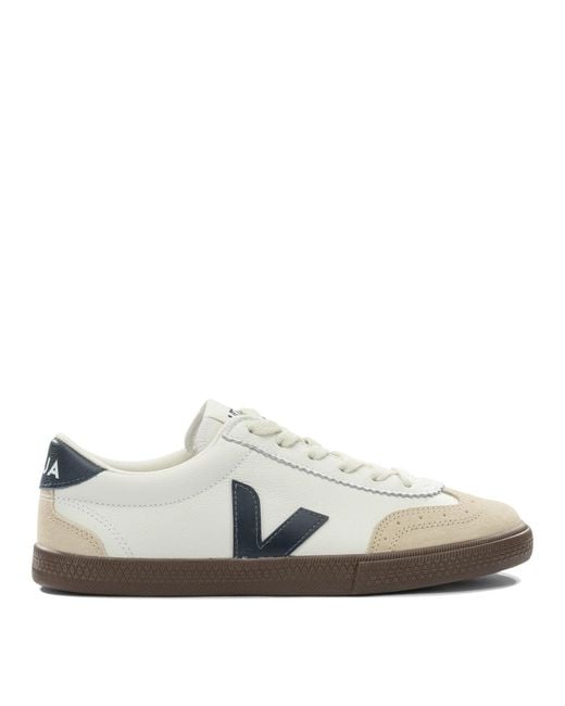 Veja White "Volley" Sneakers