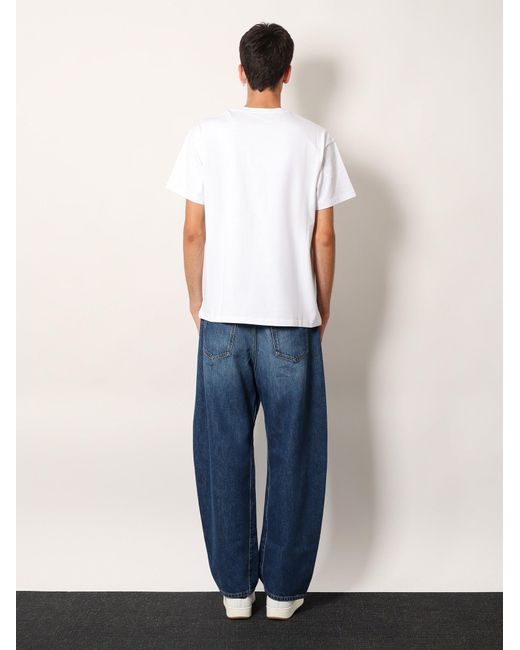 Givenchy White Cotton T-Shirt for men