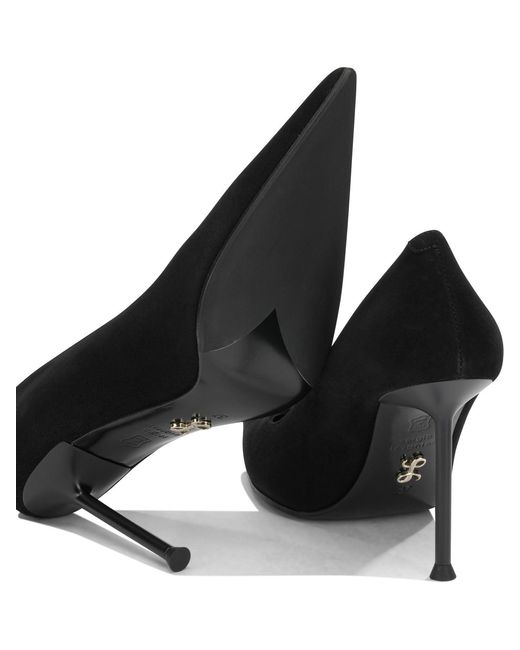 Sergio Levantesi Black "Leyla 100Mm" Pumps
