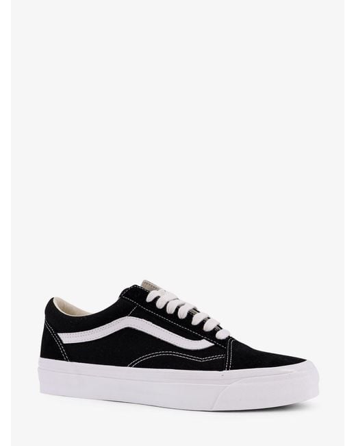 Vans White Lx Old Skool Canvas Sneakers for men