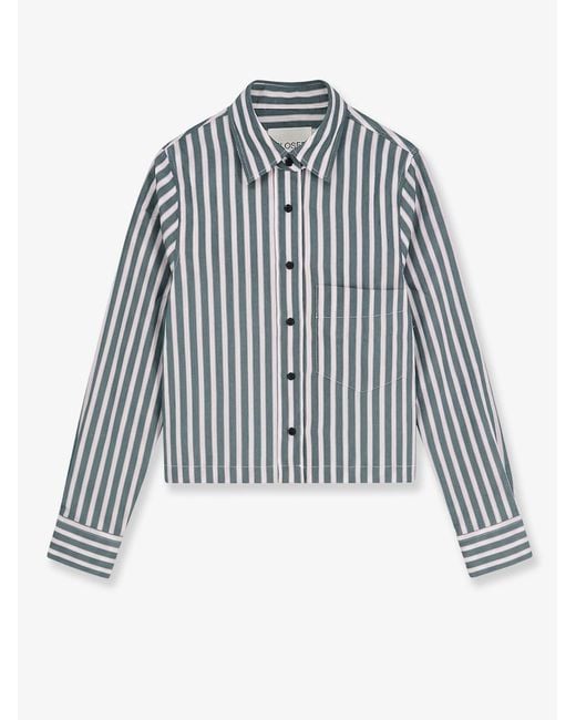 Closed Green Cropped Shirt Classic