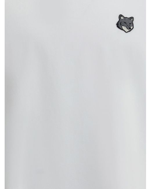 Maison Kitsuné White Fox Head Comfort T-Shirt for men