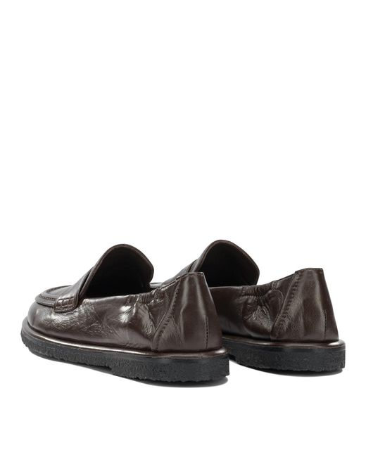Pomme D'or Gray Loafers Espresso