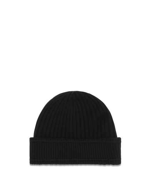 Burberry Black Wool Beanie for men