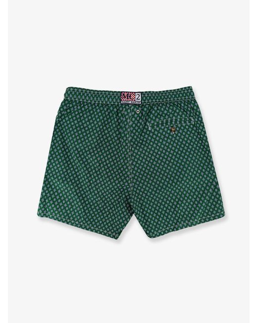 Mc2 Saint Barth Green Nylon Swim Shorts for men