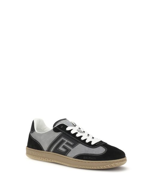 Balmain Black Swan Sneakers for men