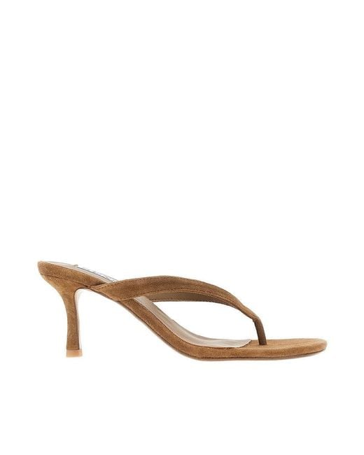 Senso Brown 'Farah' Suede Leather Heeled Slides