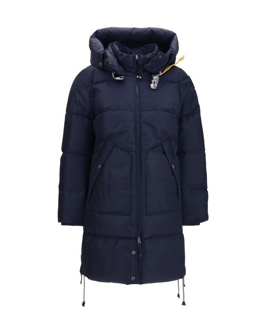 Parajumpers Blue Jacket Bear Long Down Jacket