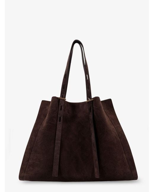 MINOBOSSI Black Paula Suede Shoulder Bag