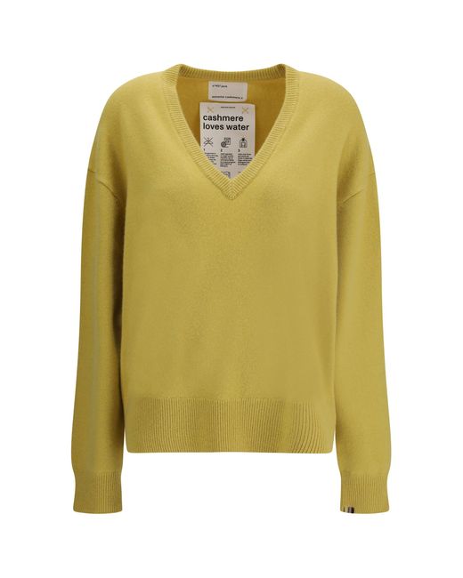 Extreme Cashmere Green Cashmere Sweater N°457 Jack