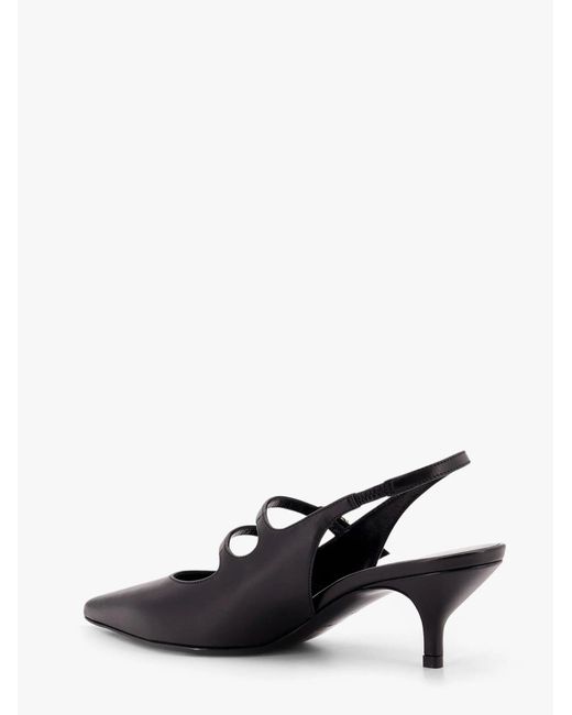 Céline White Jude Slingback Pumps
