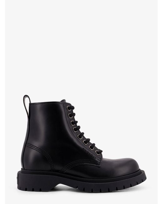 Givenchy Black Leather Ankle Boots