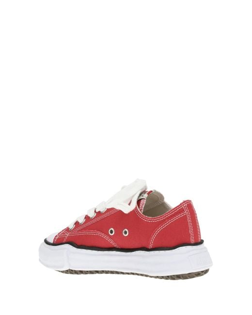 Maison Mihara Yasuhiro Red Sneakers
