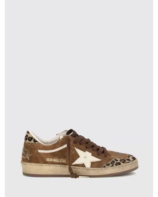 Golden Goose Deluxe Brand Brown "Ball Star" Sneakers