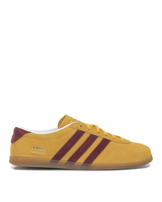 Adidas Originals Brown Gazelle Lo Pro Leather Rubber Sneakers