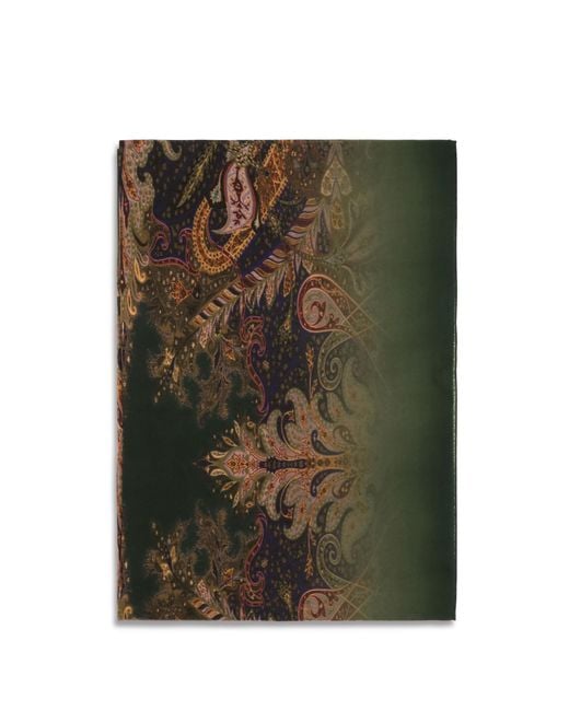 Etro Green Orfeo Modal Scarf for men