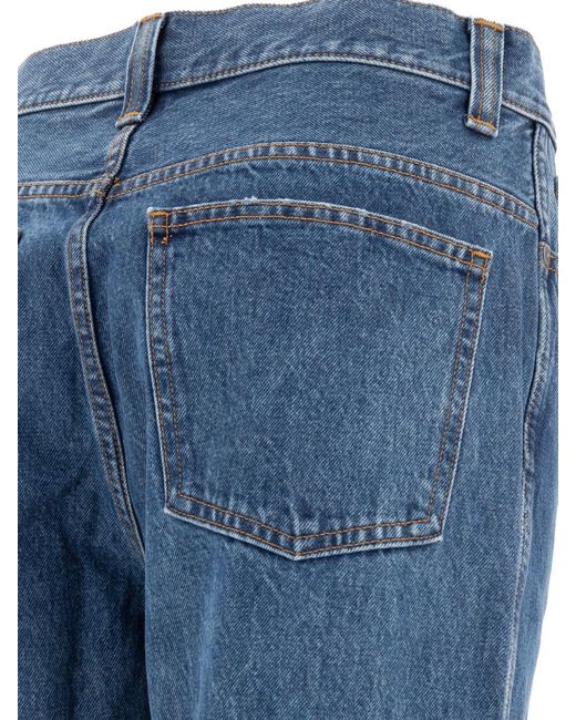 Khaite Blue Essential High-Waisted Jeans