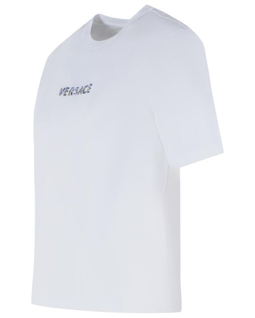 Versace White Cotton T-Shirt