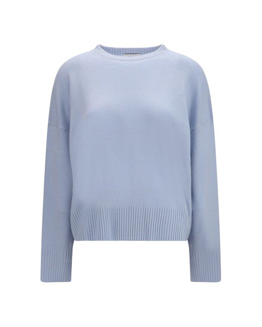 Loulou de Saison Blue Anton Cashmere Sweater Light