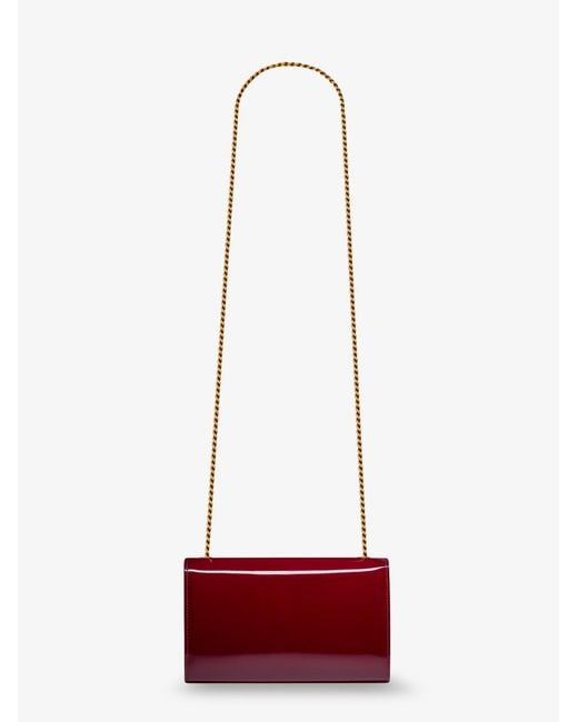 Saint Laurent Red Kate Patent Leather Crossbody Bag