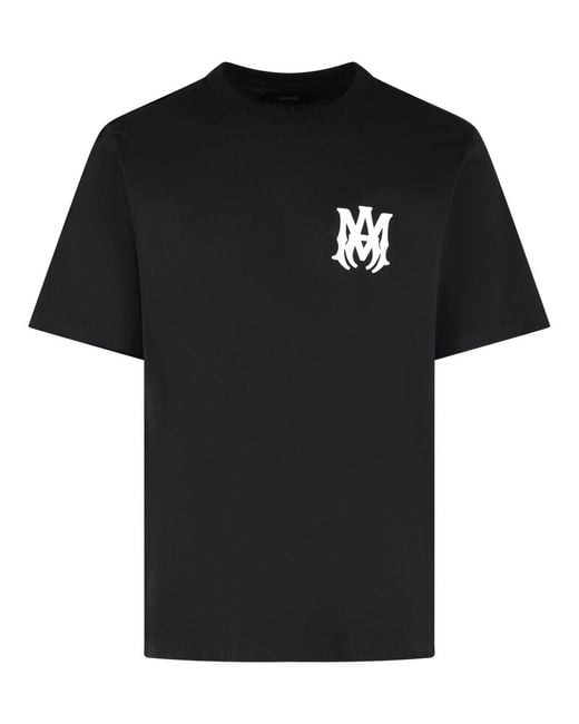 Amiri Black 'Ma Core' Cotton T-Shirt for men
