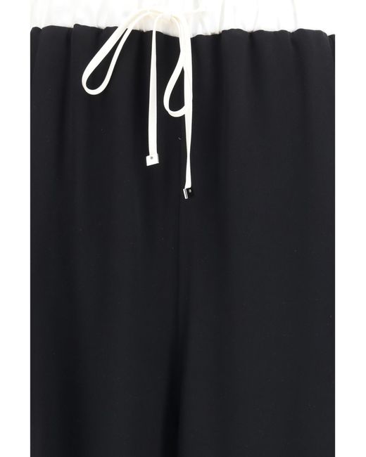 Kiton Black Silk Pants