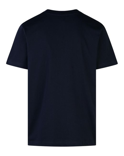 A.P.C. Blue Cotton Polo Shirt for men