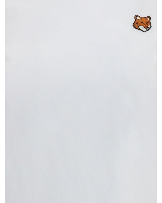 Maison Kitsuné White Fox Head Regular T-Shirt