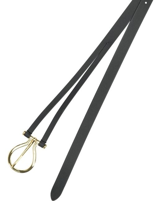 Andersons Black Leather Belt