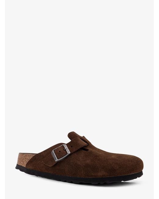Birkenstock Brown Boston Slippers