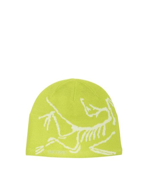 Arc'teryx Yellow "Bird Head Toque" Beanie for men