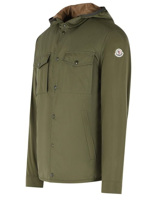 Moncler Green 'Chirano' Polyester Jacket for men