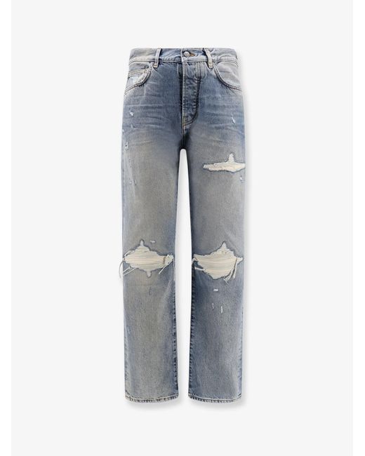 Amiri Blue Destroyed Effect Jeans for men