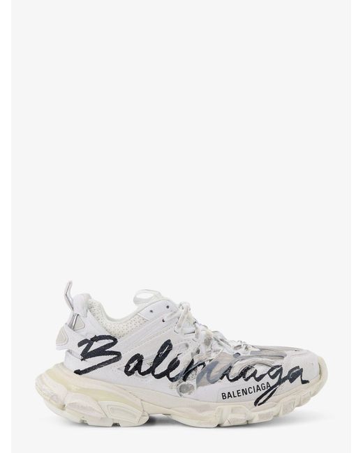 Balenciaga White Sneakers Track Signature