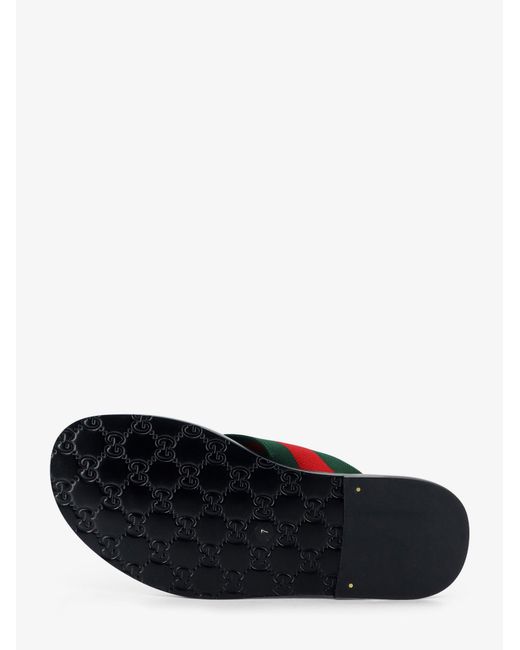 Gucci Multicolor Riviera Leather Sandals for men