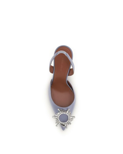 AMINA MUADDI White Begum Slingback Pumps