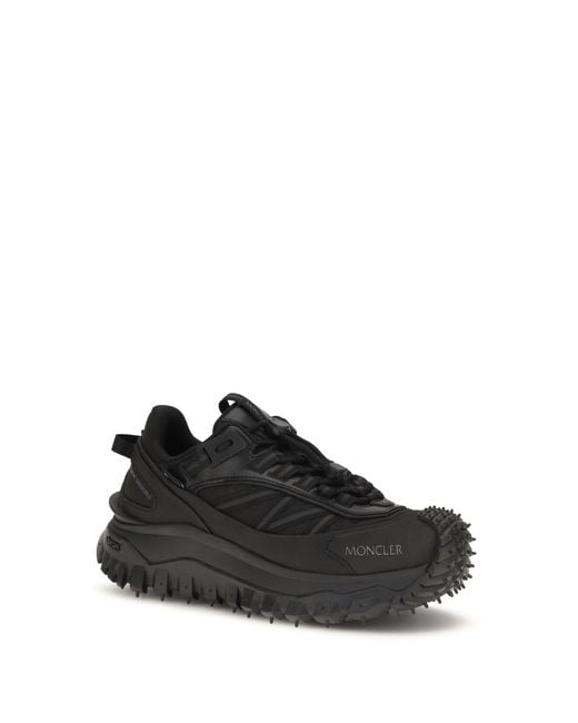 Moncler Black Trailgrip Gtx Low Top Sneakers