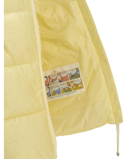 Moncler Yellow "Serittes" Short Down Jacket