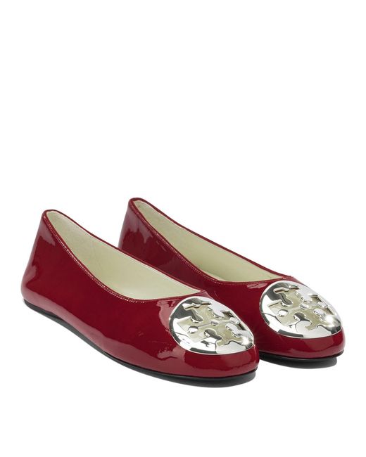Tory Burch Red Ballerinas