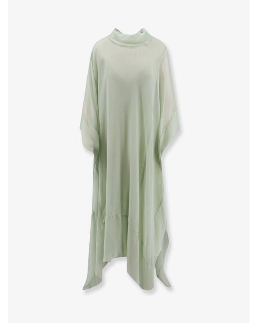 Alberta Ferretti Green Chiffon Dress