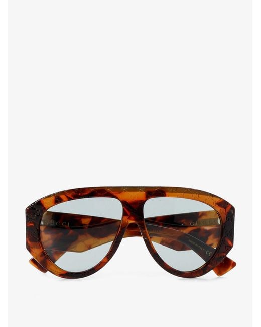 Gucci Brown Acetate Sunglasses