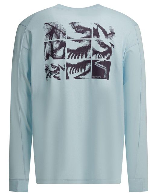 Arc'teryx Blue Kragg Sl Crewneck T-Shirt Light for men