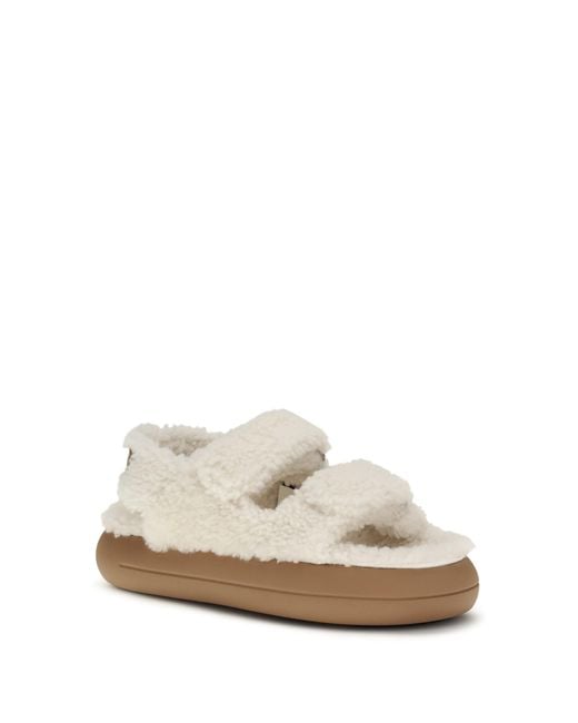 Moon Boot White The Fur-Lined Sandals